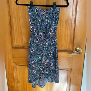 Strapless High-Low Extra-Small Dress with Removable Straps